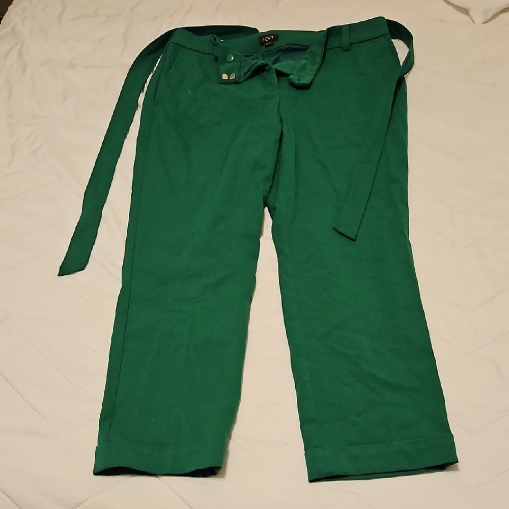 Loft size 10 green pants